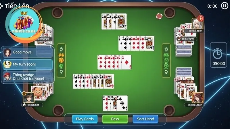 Luật chơi Tiến Lên Đếm Lá Rikvip